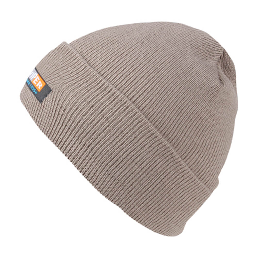 Strickmütze Long Beanie, Slouch Farbe: Beige