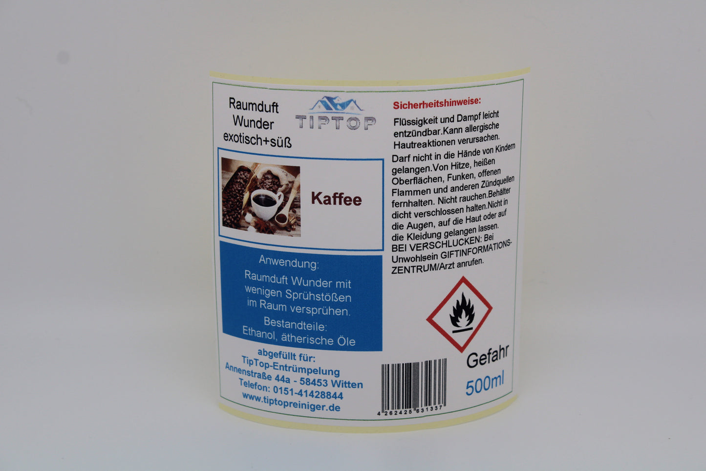 Raumduft-Wunder - 500 ml - exotisch + süß - mehrere Duftnoten zur Auswahl