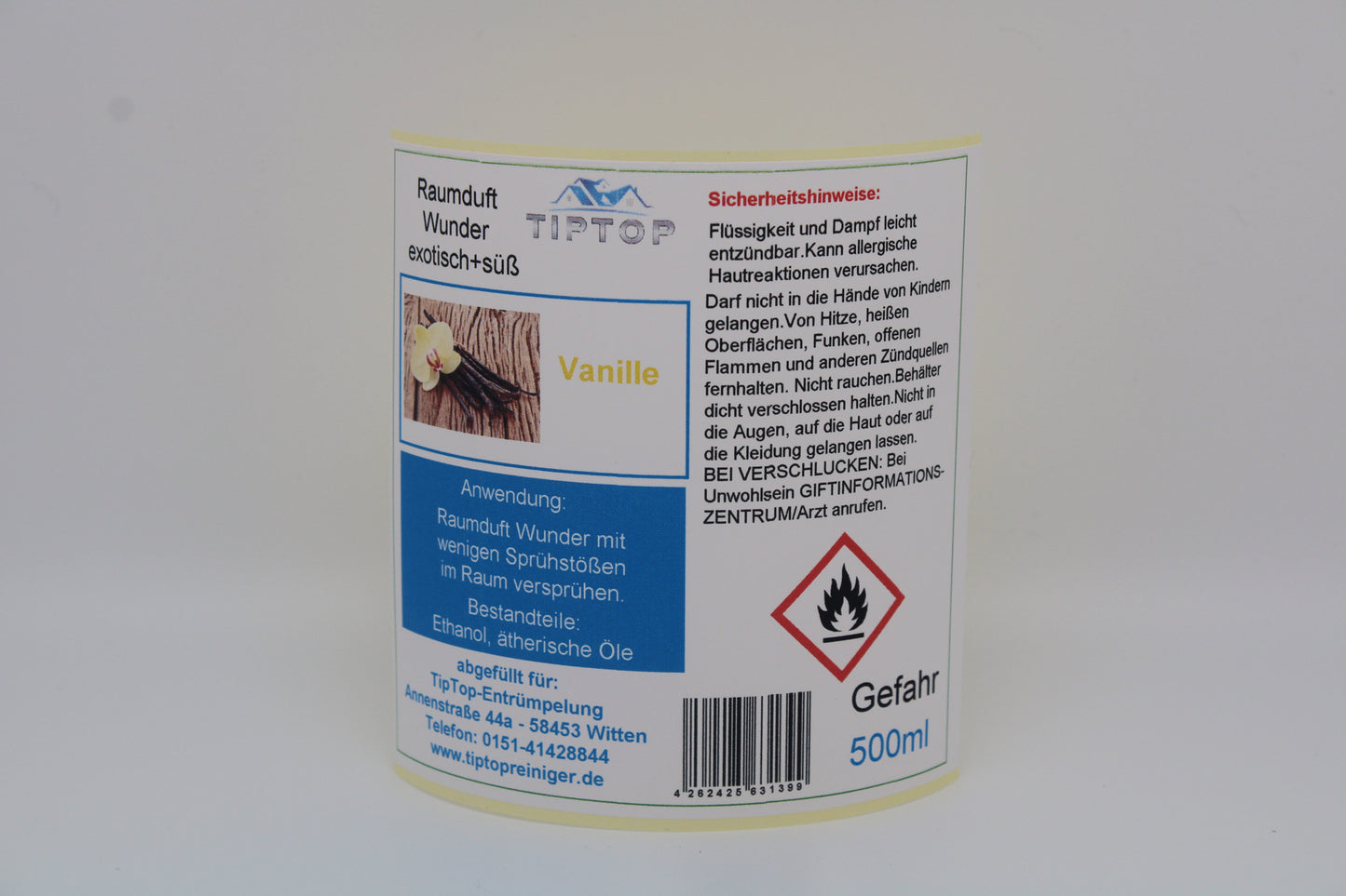 Raumduft-Wunder - 500 ml - exotisch + süß - mehrere Duftnoten zur Auswahl