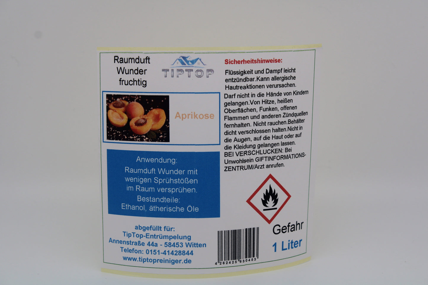 Raumduft - Wunder - 1 Liter- fruchtig - mehrere Duftnoten zur Auswahl