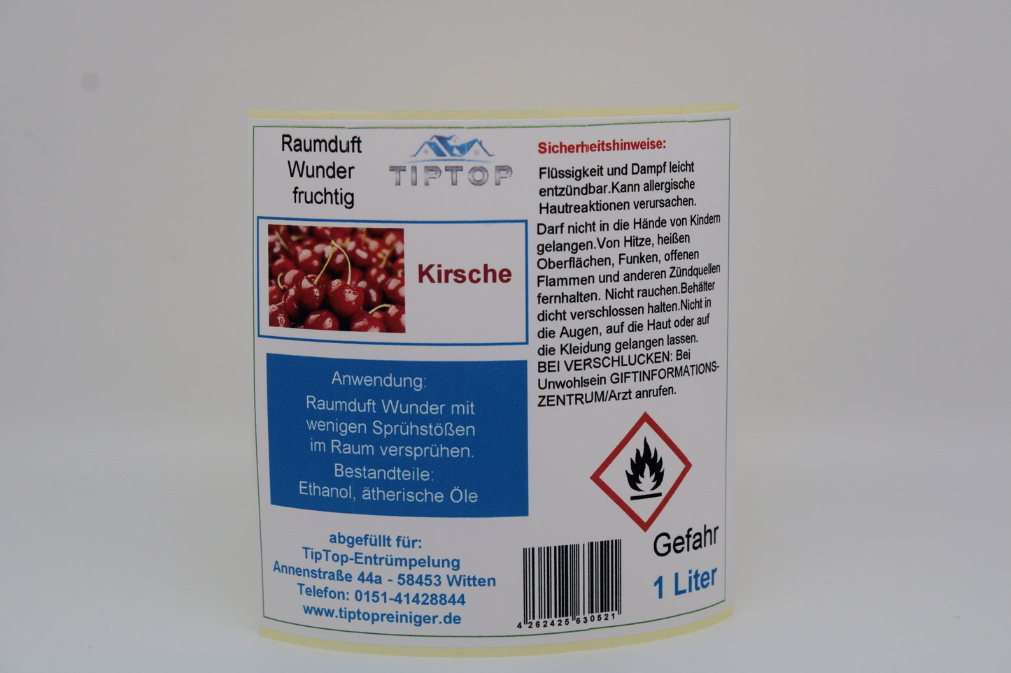 Raumduft - Wunder - 1 Liter- fruchtig - mehrere Duftnoten zur Auswahl