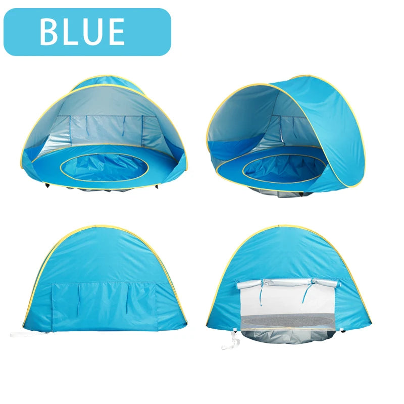 Baby Strand Zelt Tragbare Schatten Pool UV Schutz Sun Shelter Für Outdoor-Spielzeug Kind Schwimmen Pool Spielen Haus Zelt spielzeug