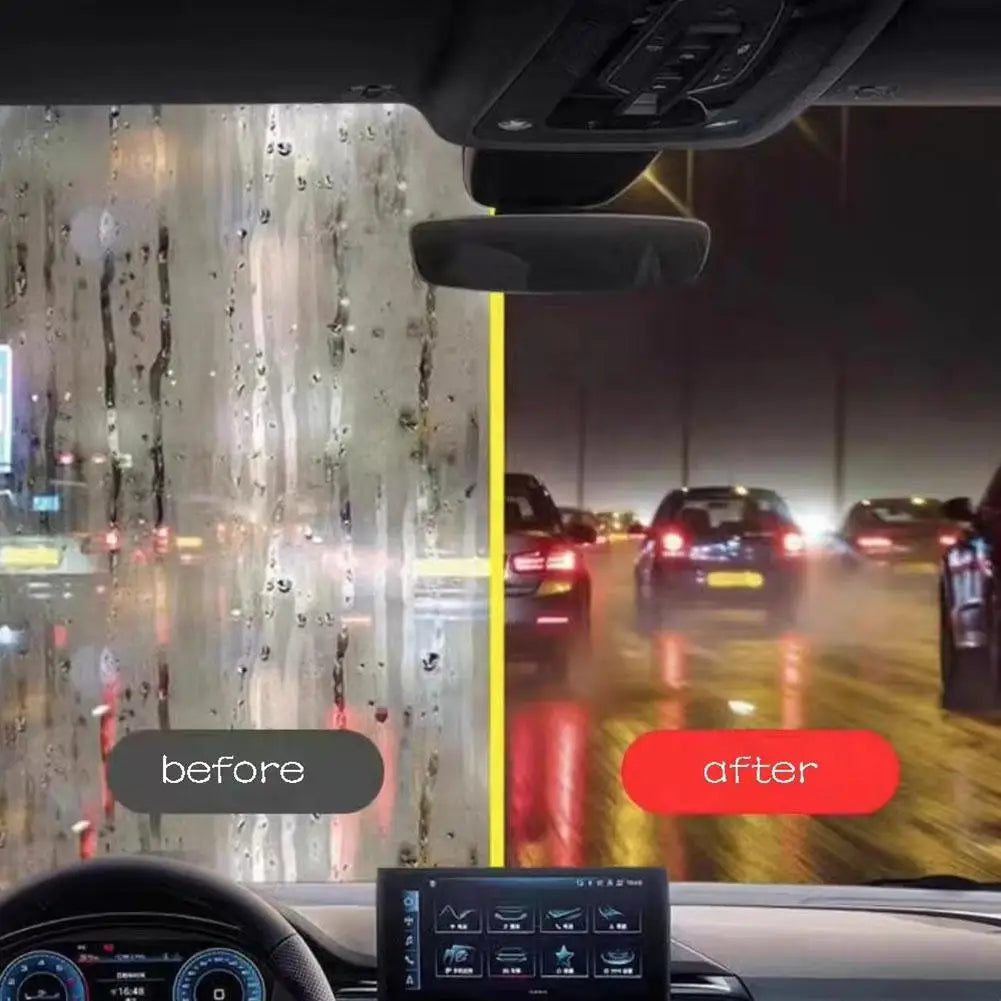 Auto Glas Glänzend Leistungsstarke Auto Windschutzscheibe Reiniger Öl Film Entferner Auto Fenster Glas Reiniger Entfernt Schmutz Auto Reinigung Pinsel