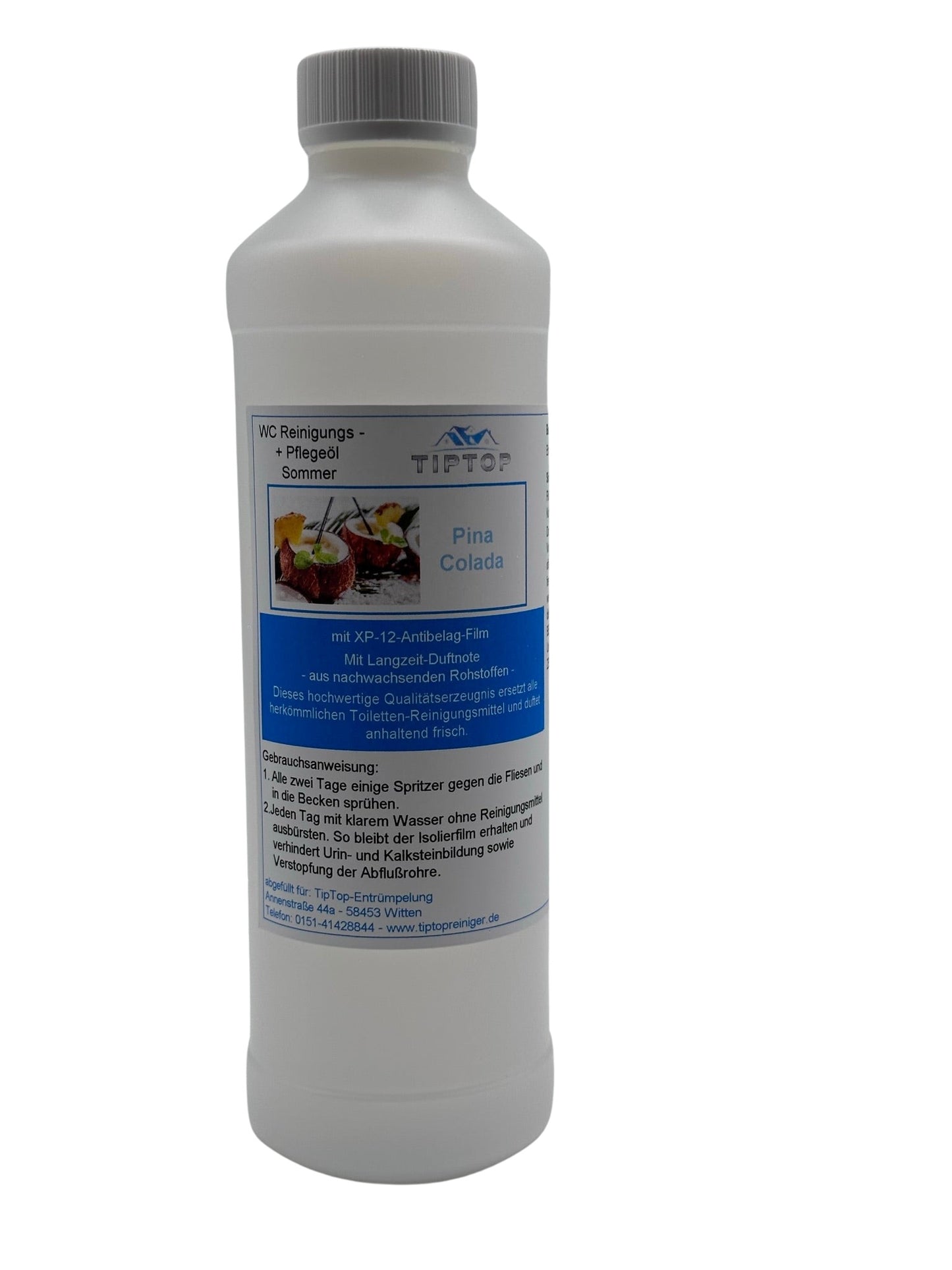 TIPTOP WC Reinigungs- und Pflegeöl - Sommer -500 ml - mehrere Duftnoten zur Auswahl