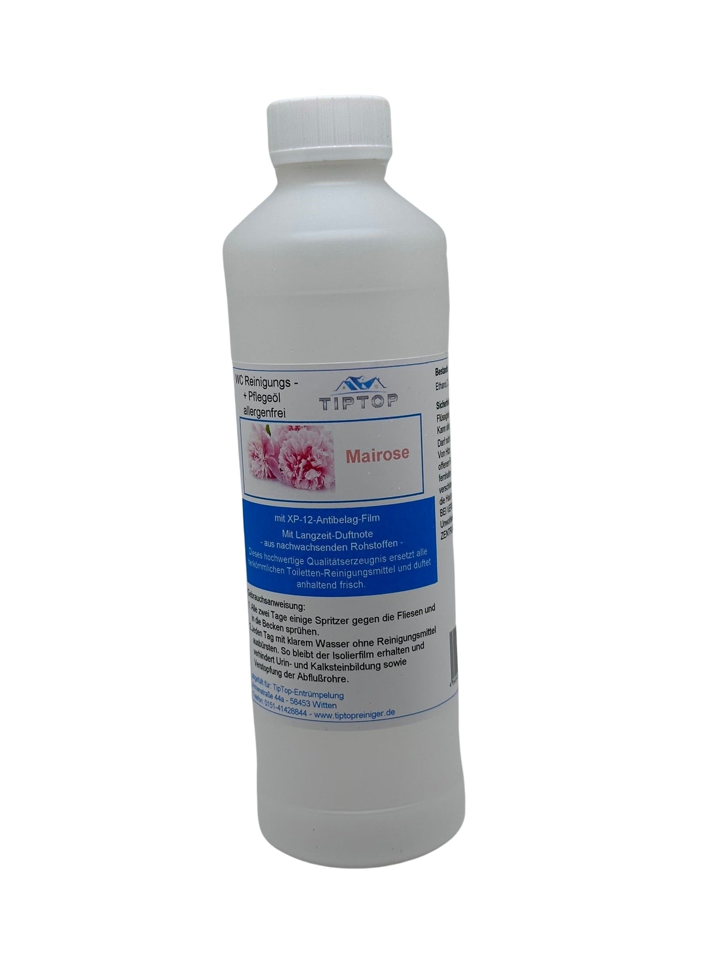 TIPTOP WC Reinigungs- und Pflegeöl - allergenfrei -500ml - mehrere Duftnoten zur Auswahl