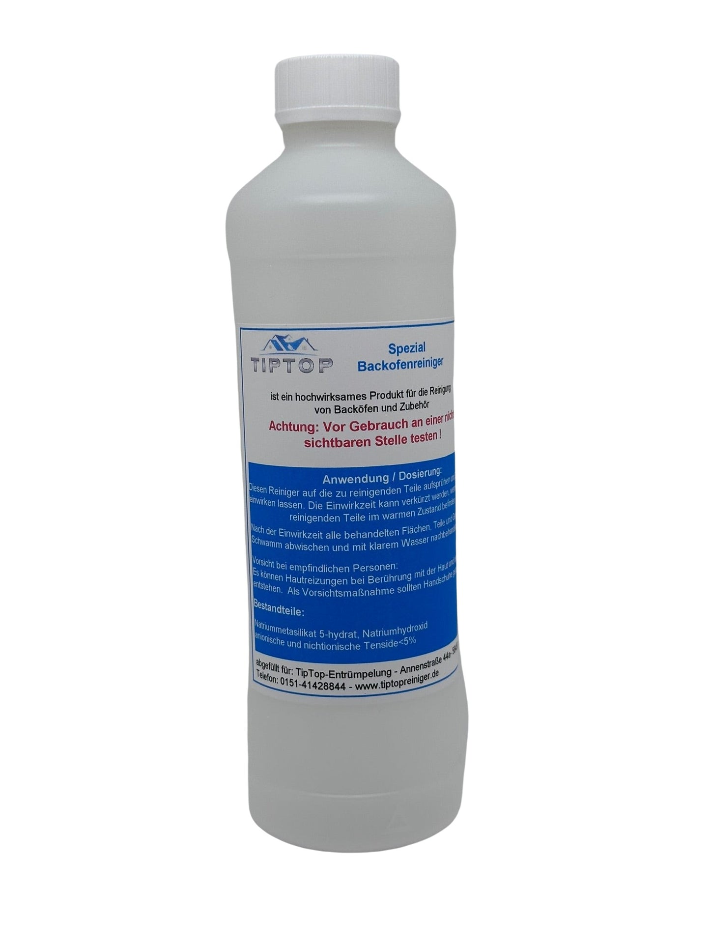 TIPTOP Spezial Backofenreiniger 500 ml mit Sprühkopf