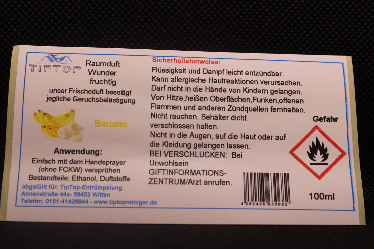 Raumduft - Wunder - 100ml - fruchtig - mehrere Duftnoten zur Auswahl