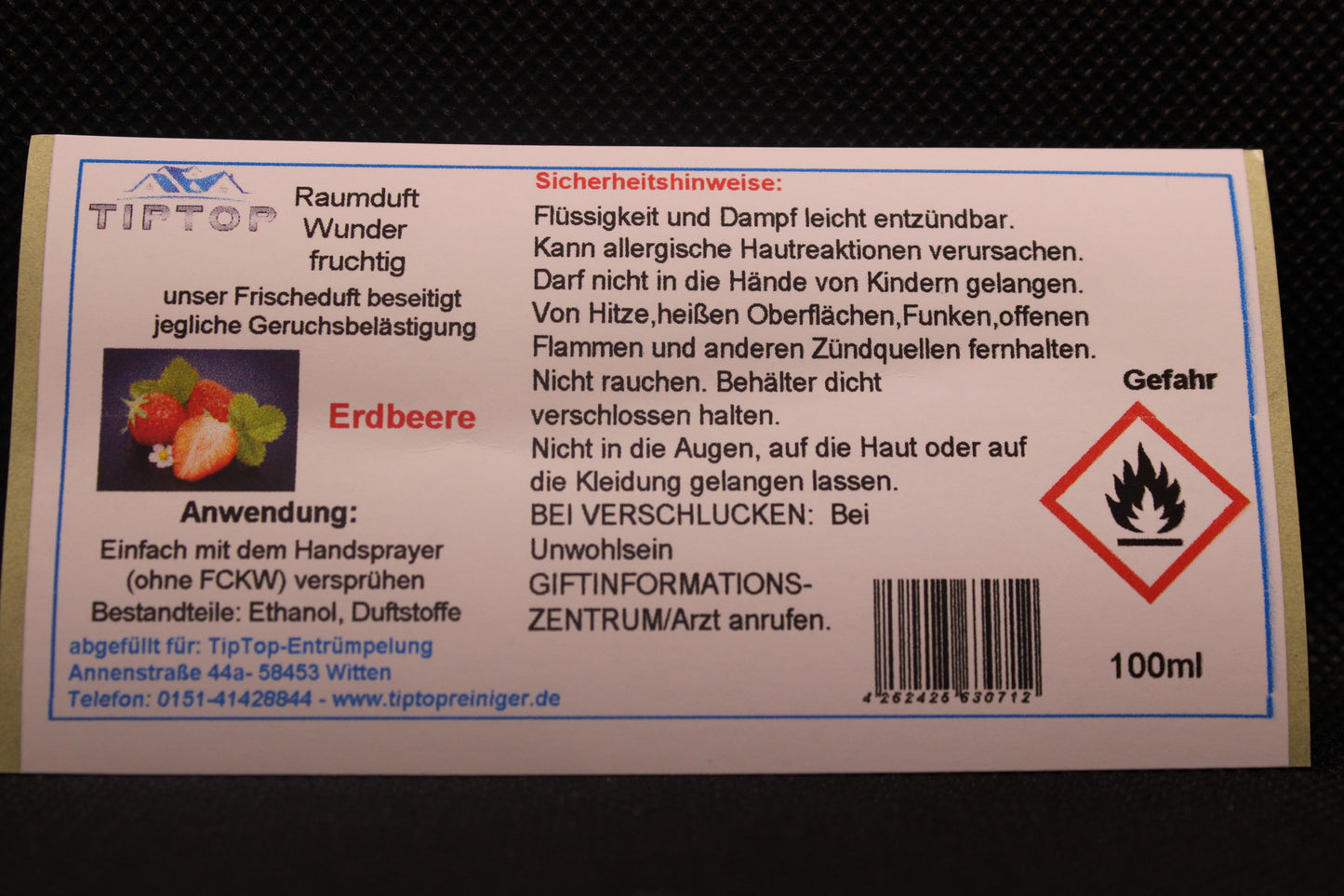 Raumduft - Wunder - 100ml - fruchtig - mehrere Duftnoten zur Auswahl