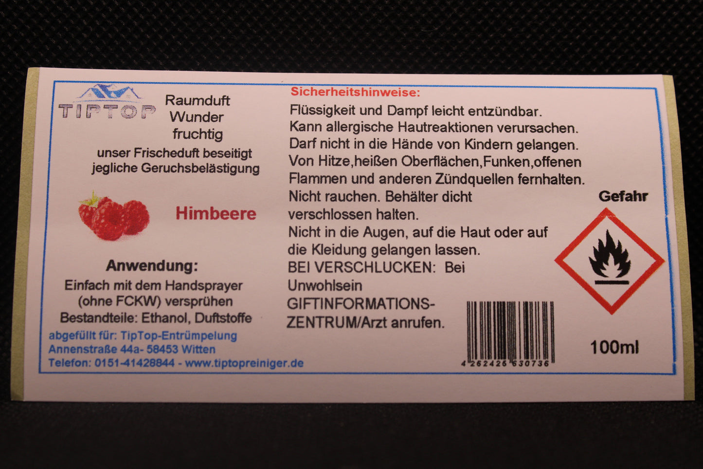 Raumduft - Wunder - 100ml - fruchtig - mehrere Duftnoten zur Auswahl