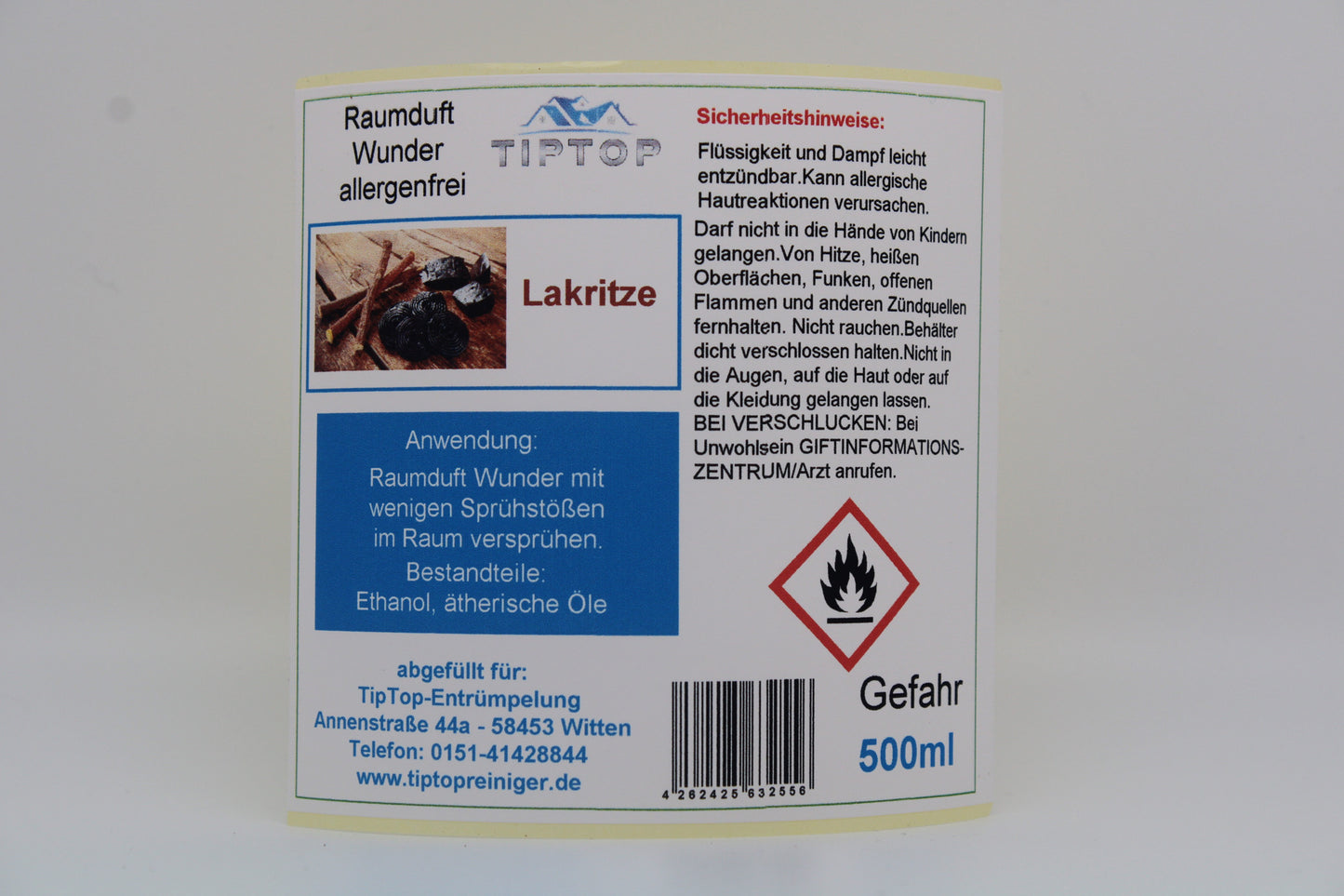 Raumduft-Wunder Allergenfrei - 500ml - mehrere Duftnoten zur Auswahl