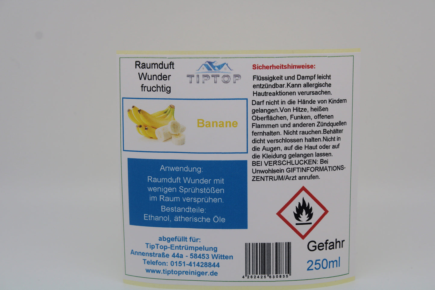 Raumduft - Wunder - 250ml - fruchtig - mehrere Duftnoten zur Auswahl