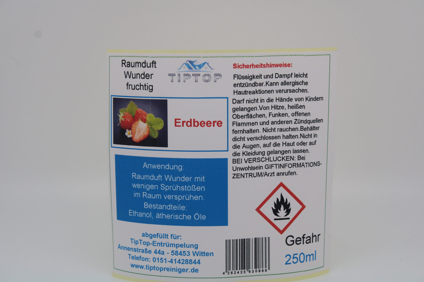 Raumduft - Wunder - 250ml - fruchtig - mehrere Duftnoten zur Auswahl