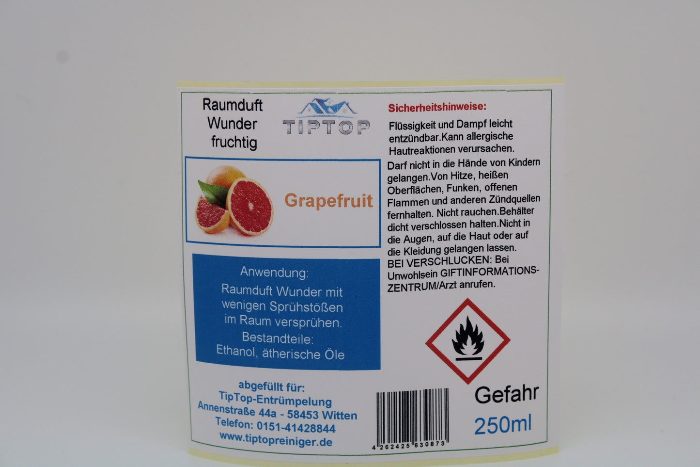 Raumduft - Wunder - 250ml - fruchtig - mehrere Duftnoten zur Auswahl