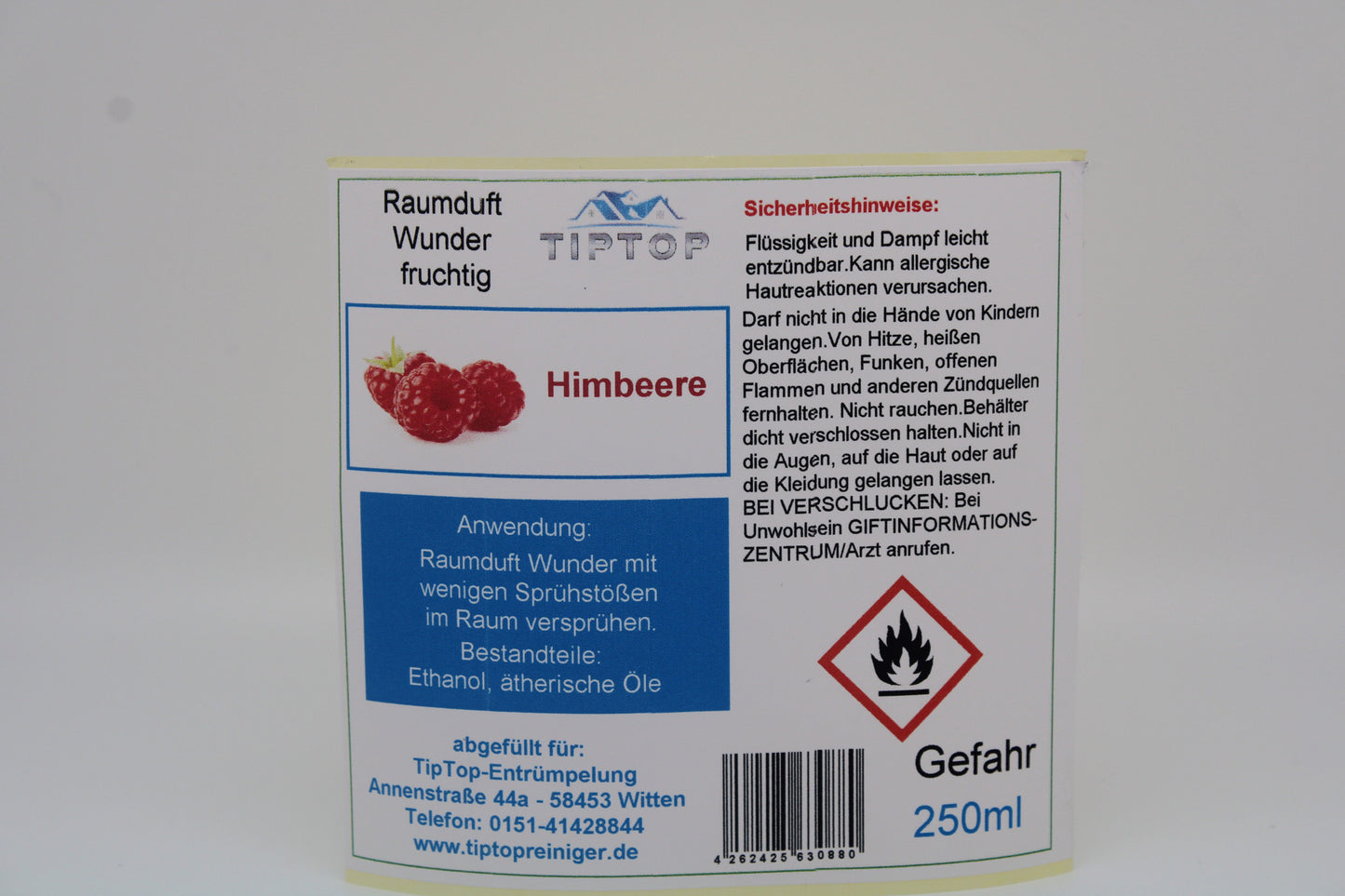 Raumduft - Wunder - 250ml - fruchtig - mehrere Duftnoten zur Auswahl