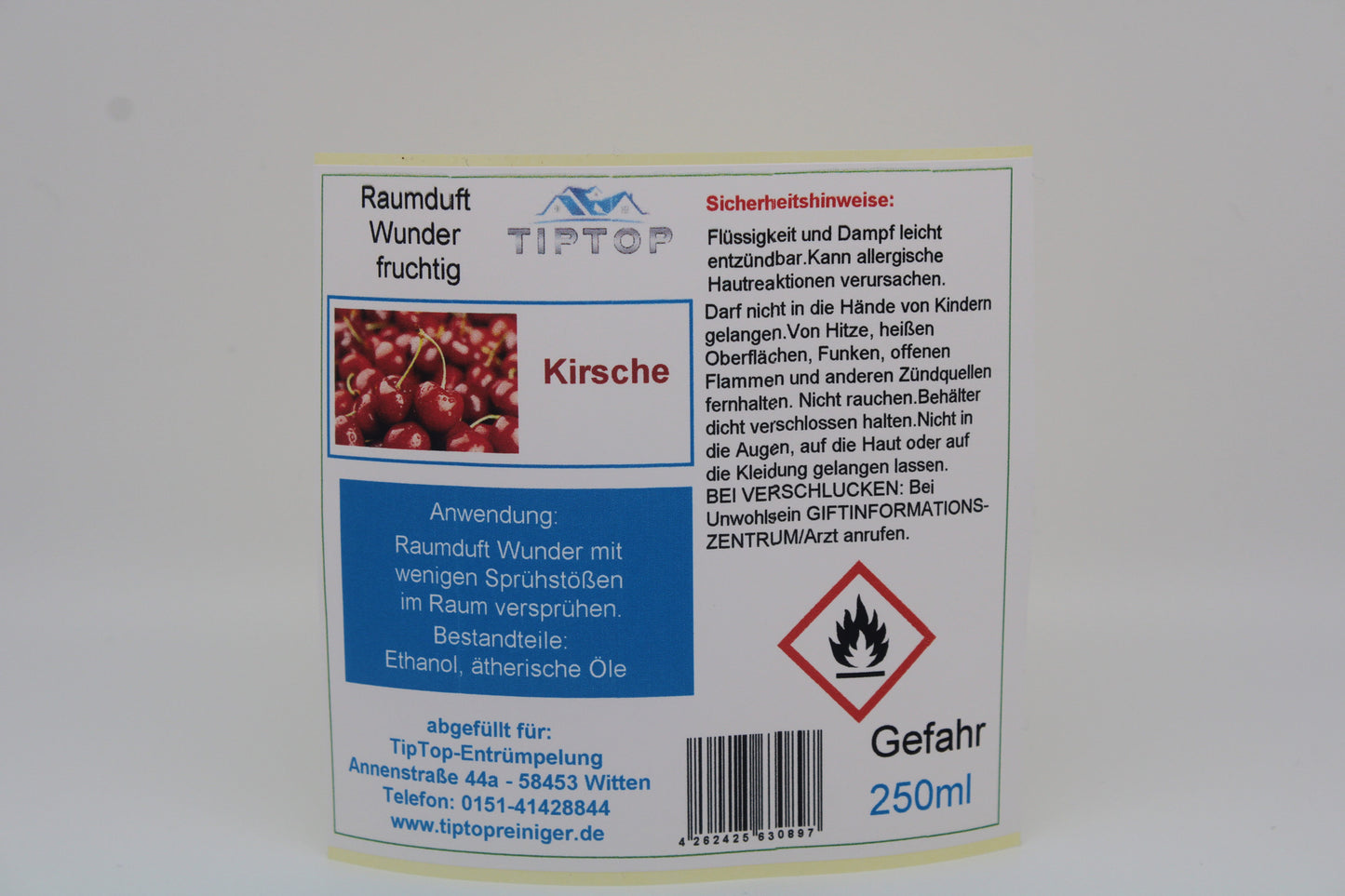 Raumduft - Wunder - 250ml - fruchtig - mehrere Duftnoten zur Auswahl