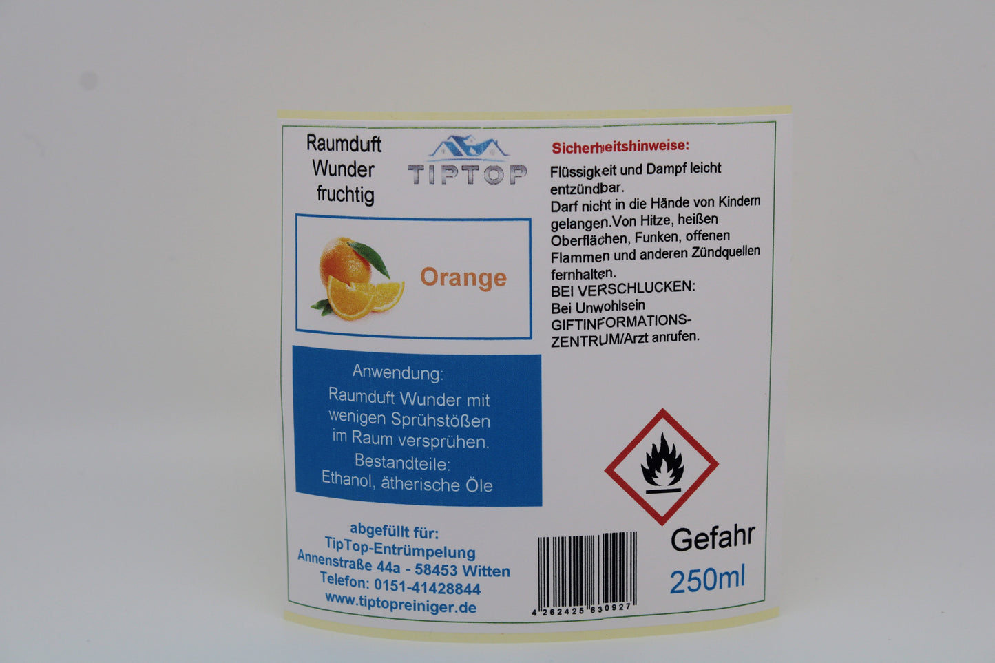 Raumduft - Wunder - 250ml - fruchtig - mehrere Duftnoten zur Auswahl