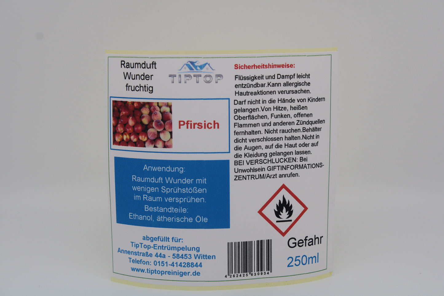 Raumduft - Wunder - 250ml - fruchtig - mehrere Duftnoten zur Auswahl
