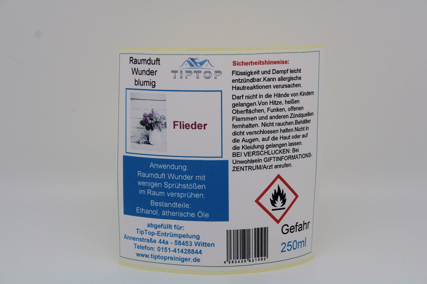 Raumduft-Wunder - 250ml - blumig - mehrere Duftnoten zur Auswahl