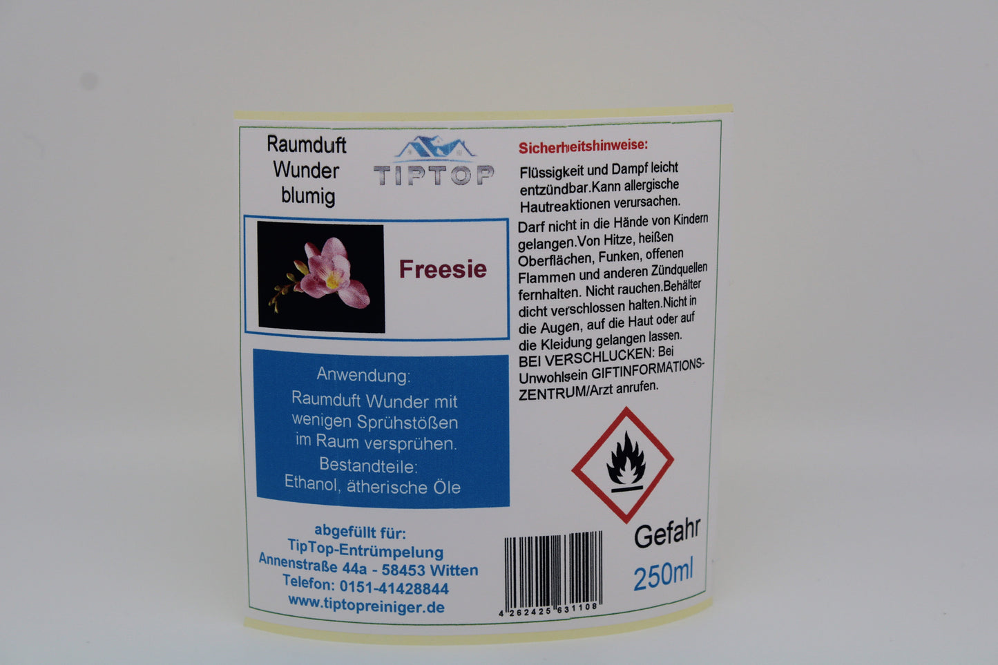 Raumduft-Wunder - 250ml - blumig - mehrere Duftnoten zur Auswahl