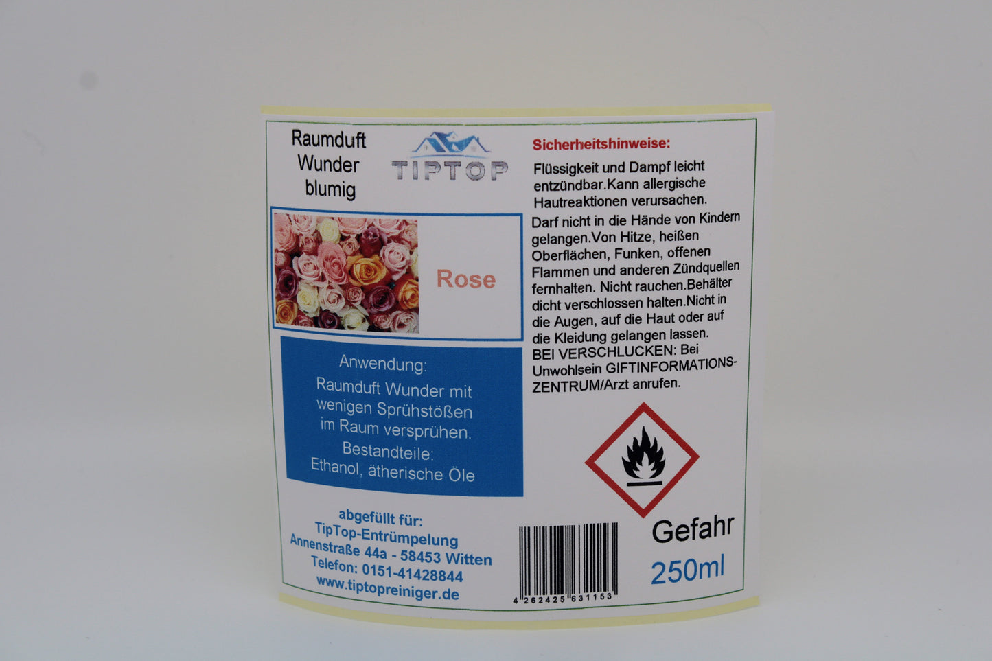 Raumduft-Wunder - 250ml - blumig - mehrere Duftnoten zur Auswahl