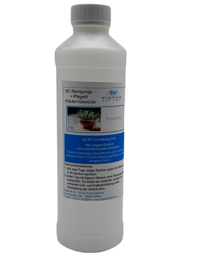 TIPTOP WC Reinigungs- und Pflegeöl - Kräuter und Gewürze -500 ml - mehrere Duftnoten zur Auswahl
