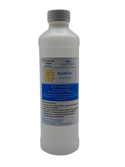 TIPTOP WC Reinigungs- und Pflegeöl - Sommer -500 ml - mehrere Duftnoten zur Auswahl